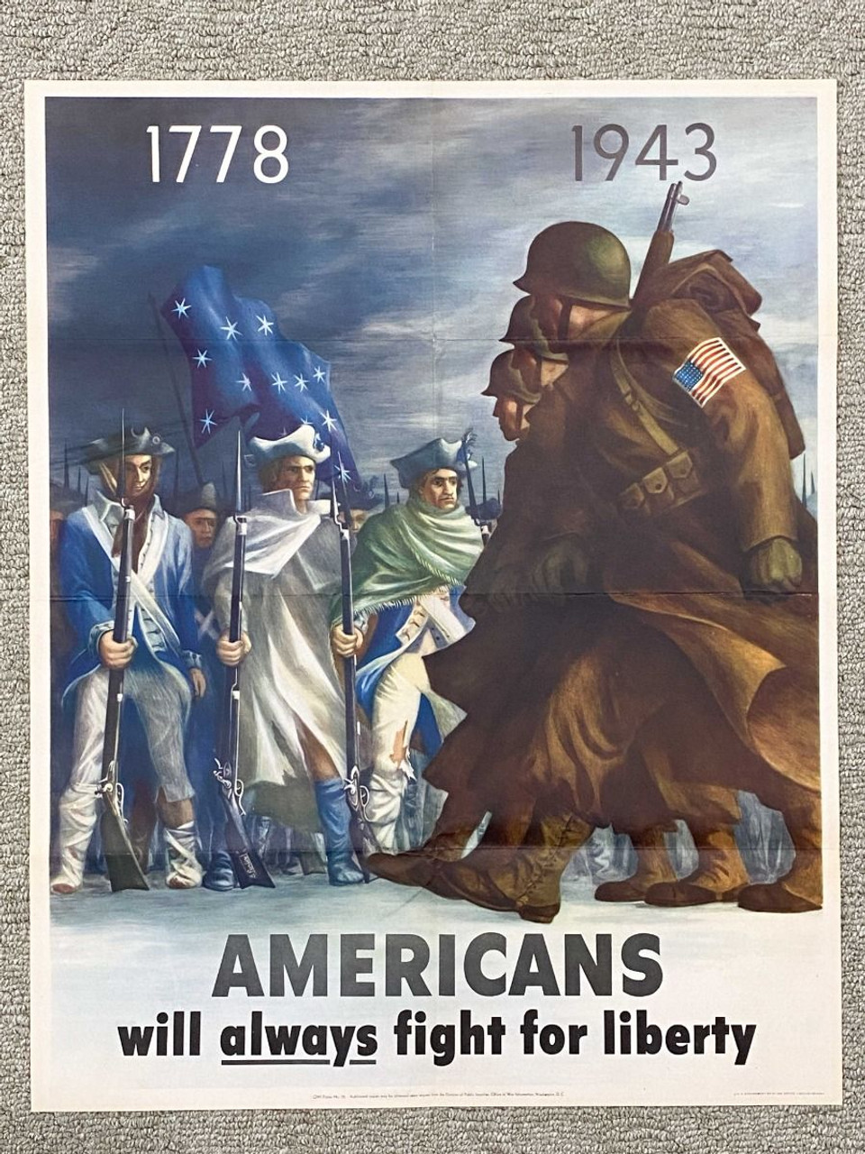 1943 US Propaganda Poster - 1