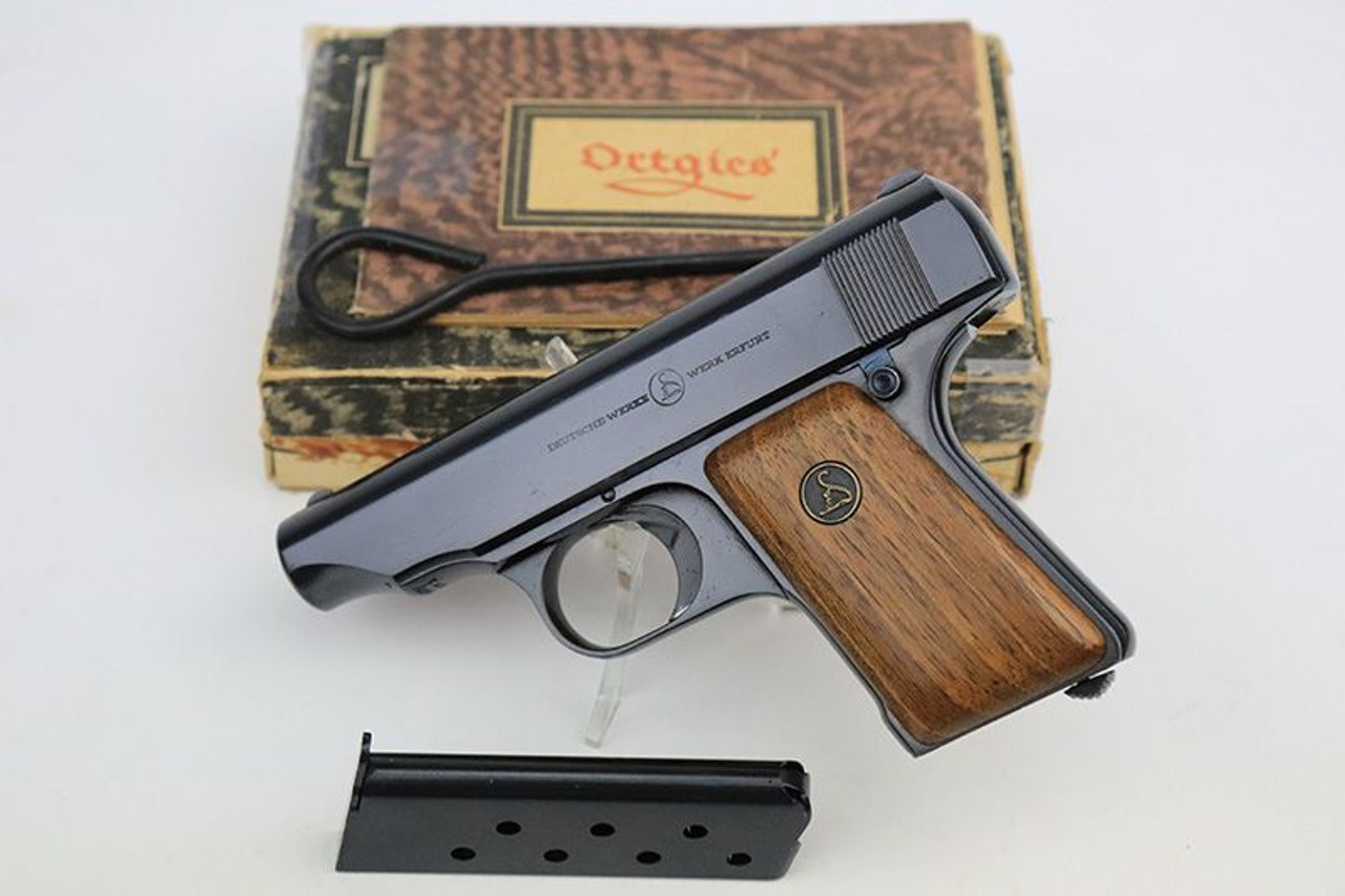 Beautiful, Boxed Erfurt Ortgies Pocket Pistol - .25 ACP - 1