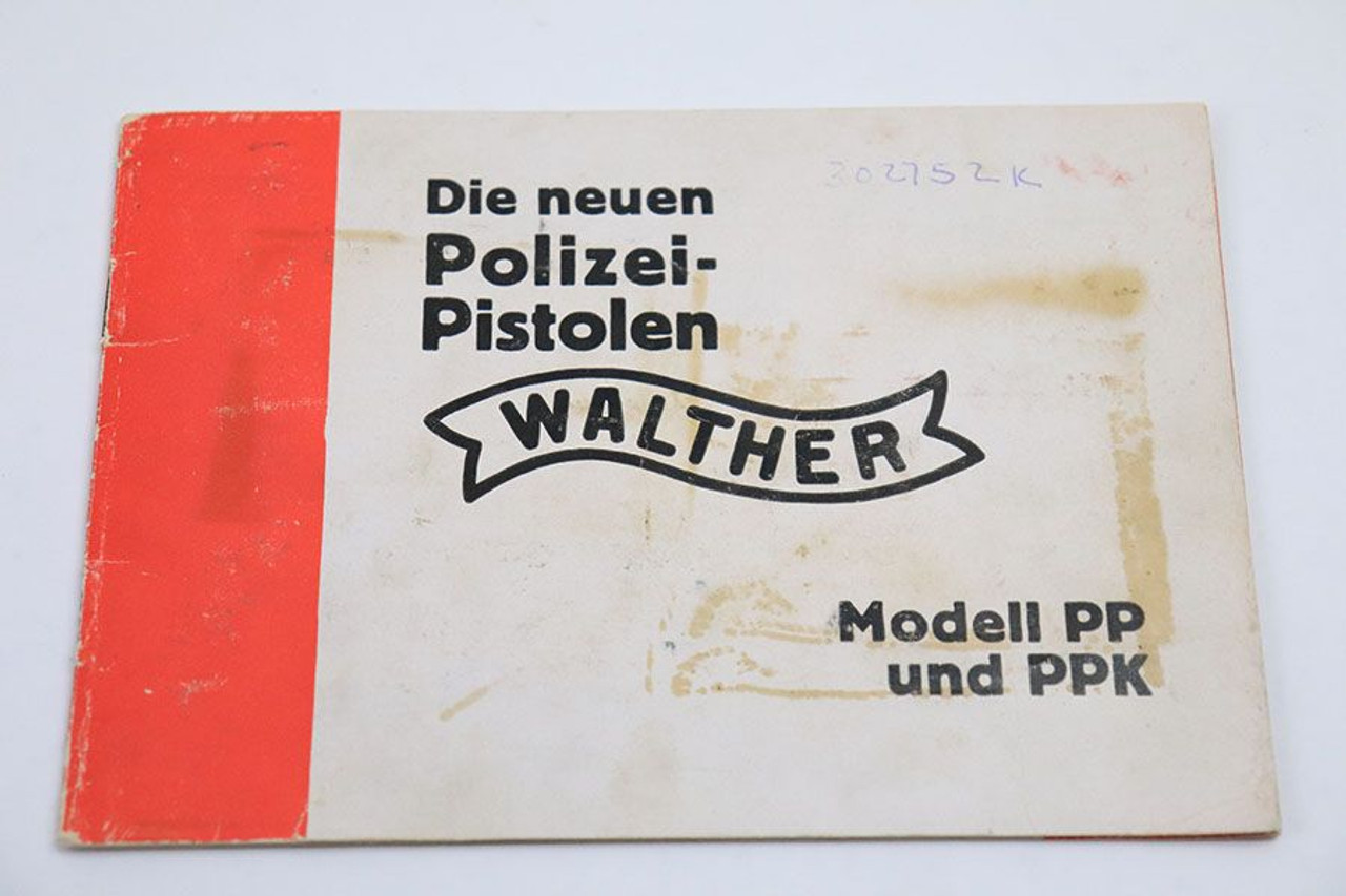 Early Police Walther PP/PPK Manual - 1