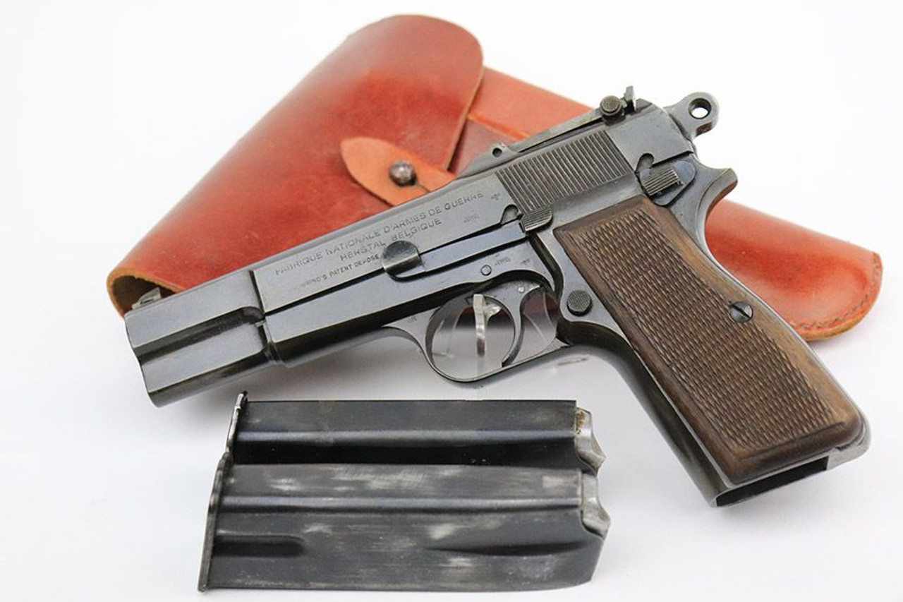 Nazi FN Browning Hi Power Rig - Tangent Sight - 1