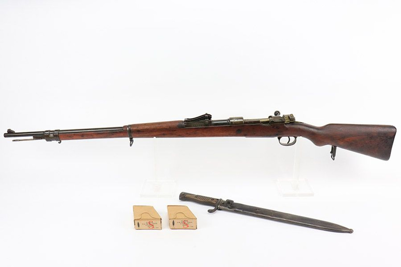 1916 Mauser Gewehr 98 Rifle - With Rare Bayo & Ammo - 1