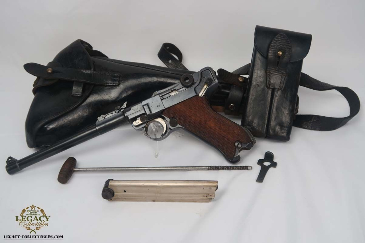 1917 DWM Artillery Luger Rig - Matching Stock - 1