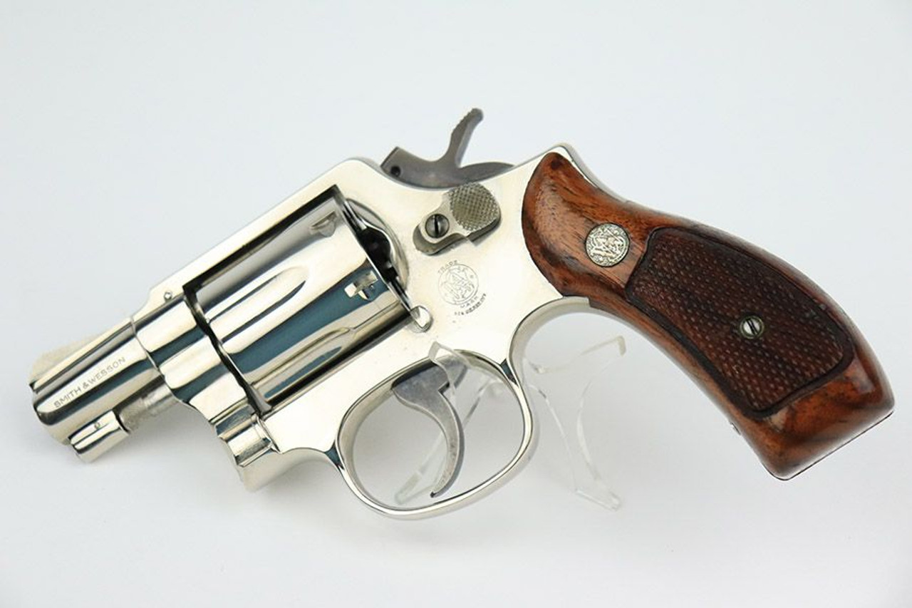 Nickeled Smith & Wesson Model 12-2 Airweight Revolver - 2" - 1