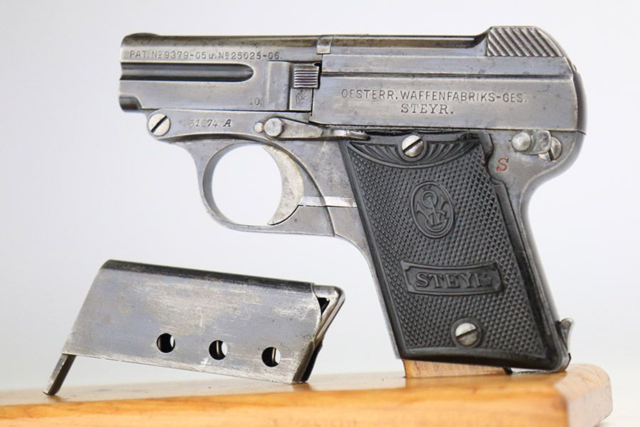 Steyr Model 1909 Pocket Pistol - Austrian Police - 1