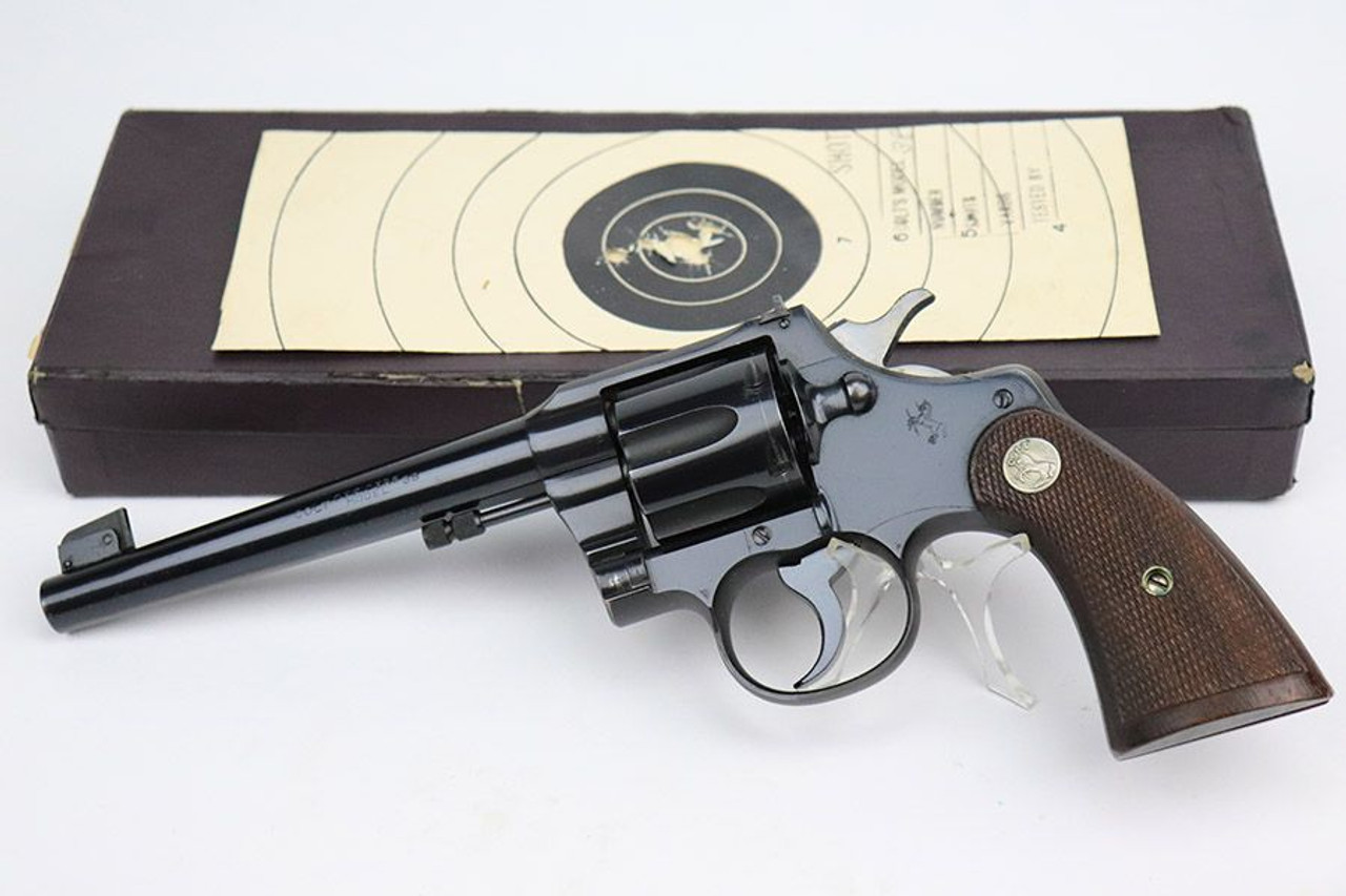 Minty, Boxed Colt Officer's Model Target Revolver - Heavy Barrel - 1