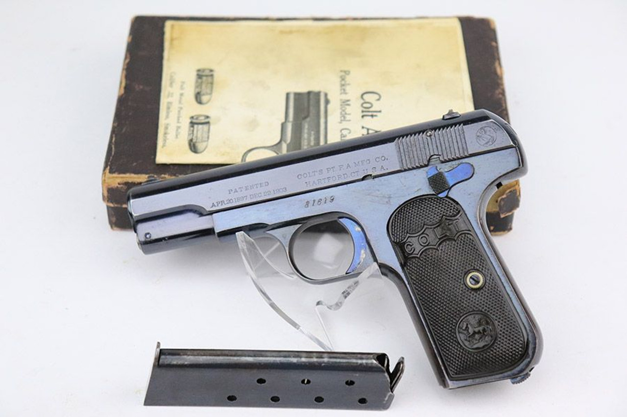 Boxed 1909 Colt Model 1903 Pocket Hammerless - 1