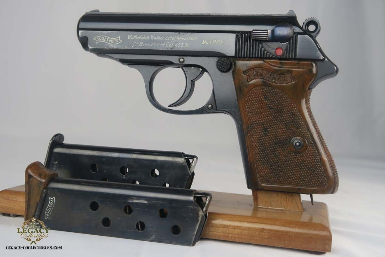 Excellent SS Contract K Under Walther PPK - Matching Magazines - 1