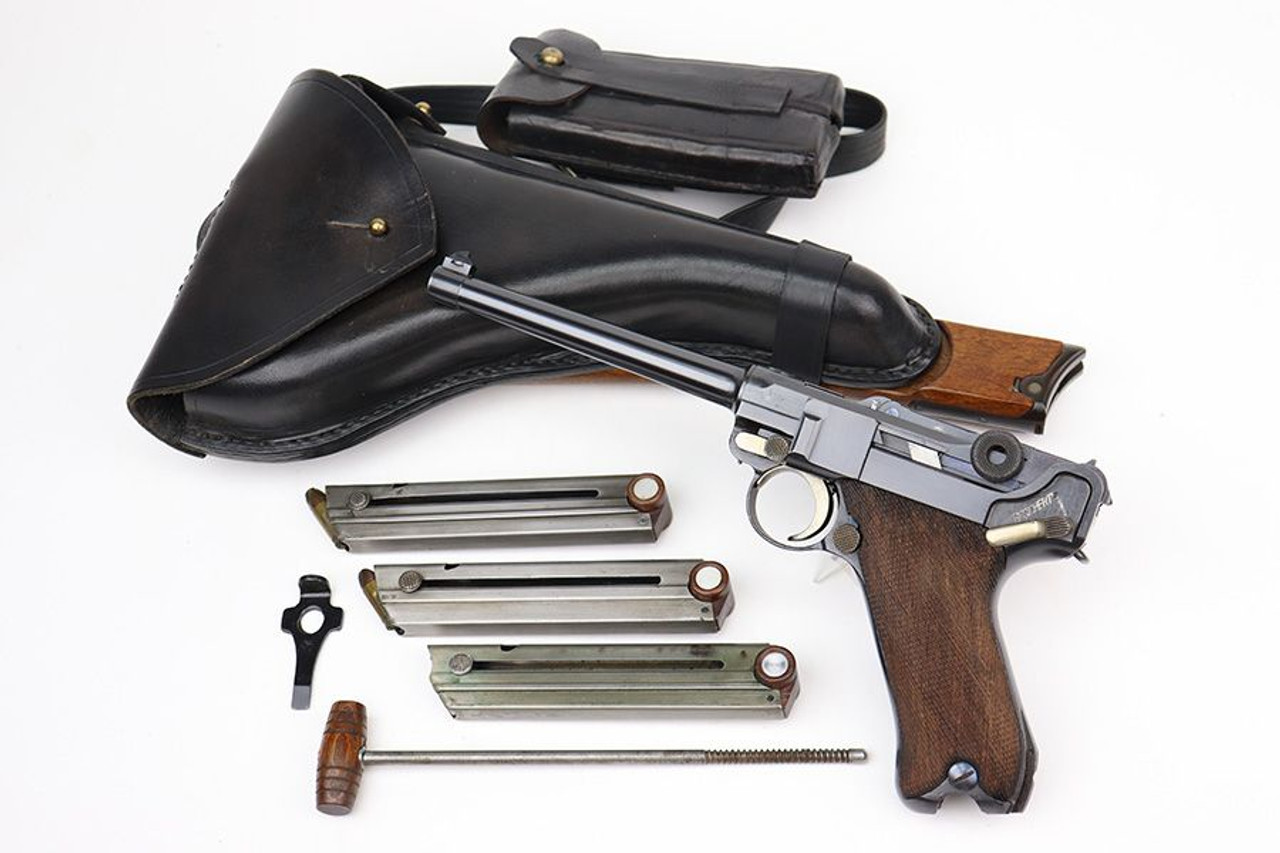 Beautiful, Rare DWM American Eagle Luger Rig - AF Stoeger - 1