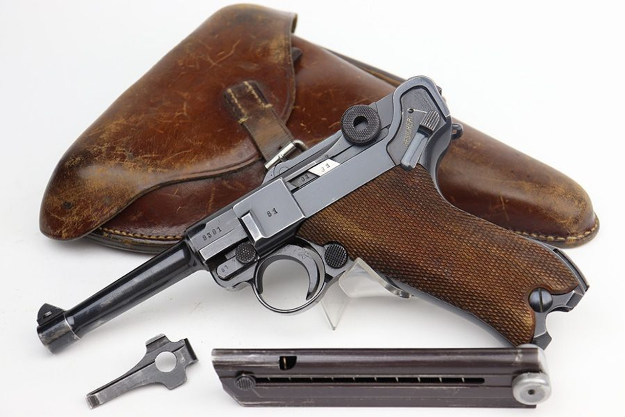 Excellent 1940 Mauser Luger Rig - Matching Magazine - 1