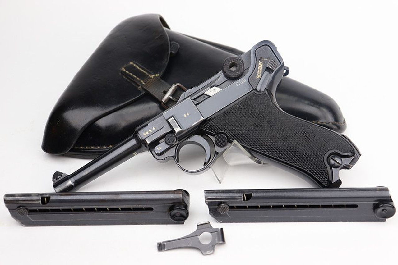 1942 "Black Widow" Mauser Luger Rig - BYF 42 - 1