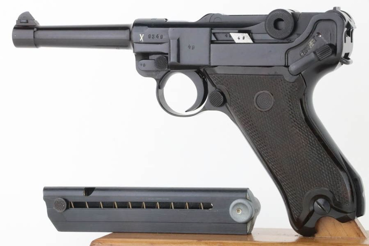 Reworked "VoPo" 1937 Mauser Luger