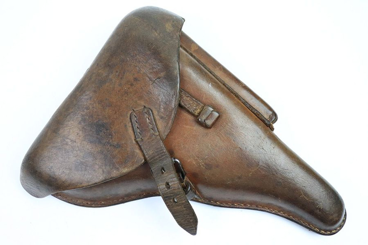 1941 Brown Leather Luger Holster - 1