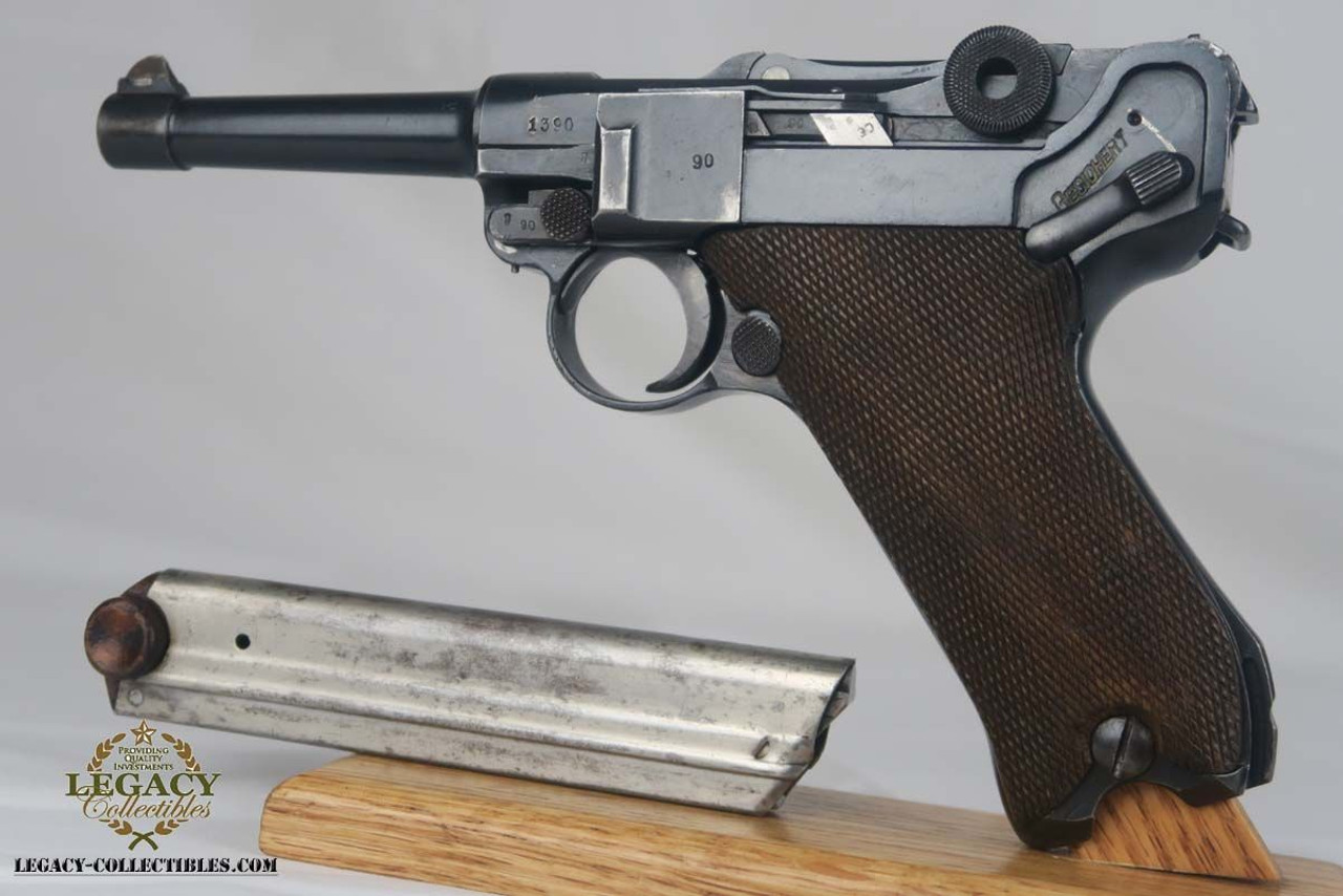Police 1917 Erfurt Luger - Matching Magazine & Capture Docs! - 1
