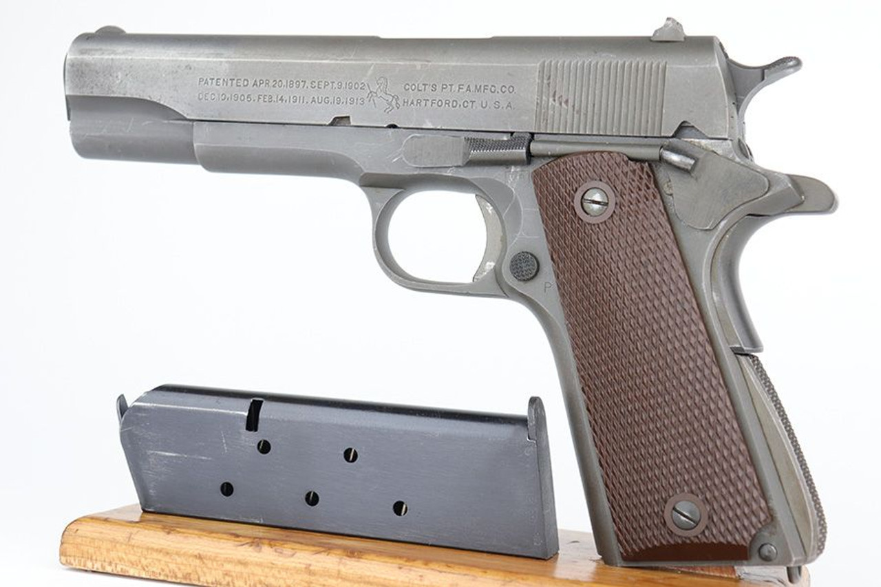 Scarce, Excellent 1942 Colt M1911A1 - WB Inspector - 1