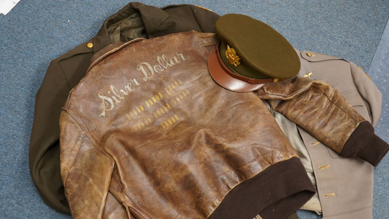 WW2 Bomber Jacket & Other Personal Items - 1