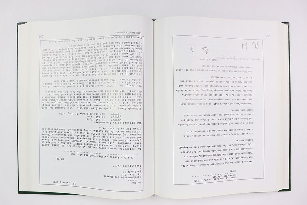 J.P. Sauer & Sohn Book - Signed - 1
