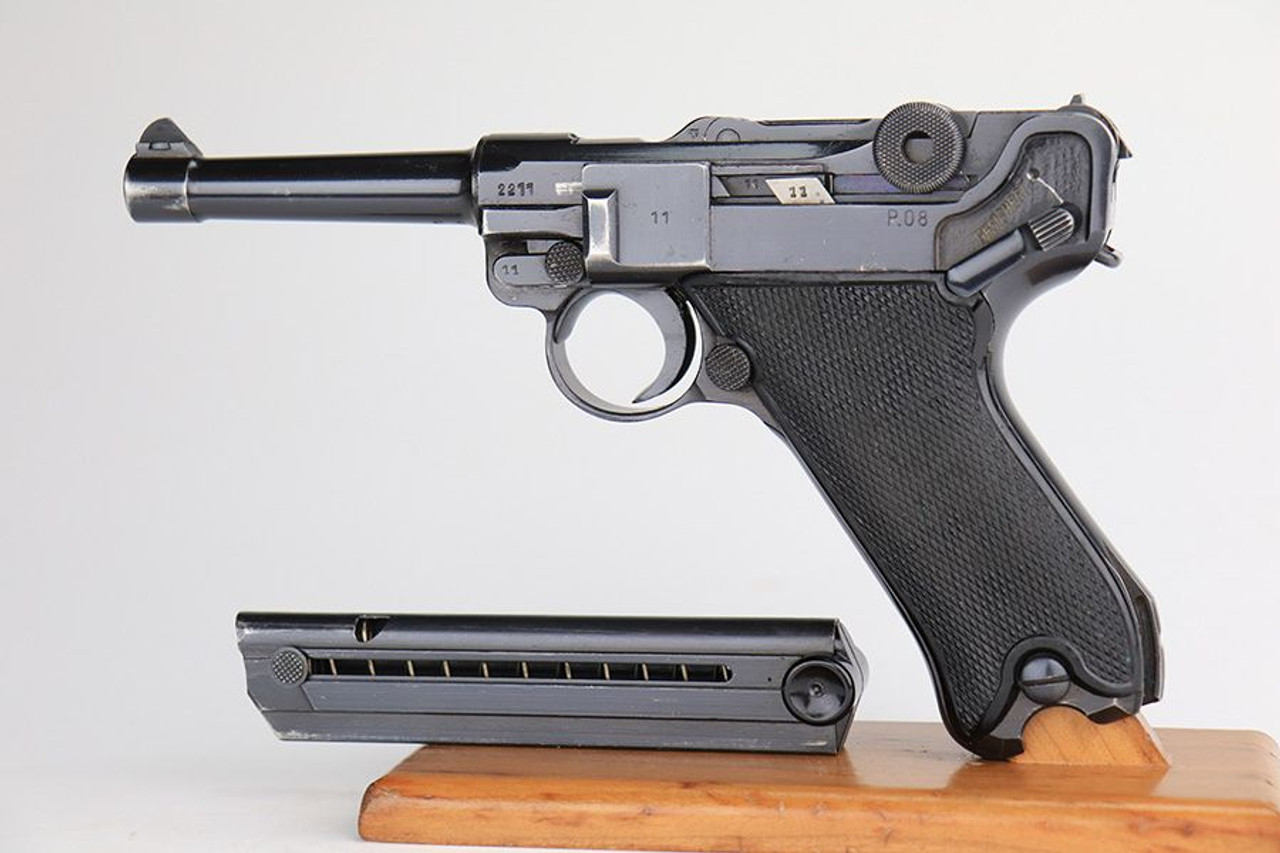 Excellent 1942 "Black Widow" Mauser Luger - 1