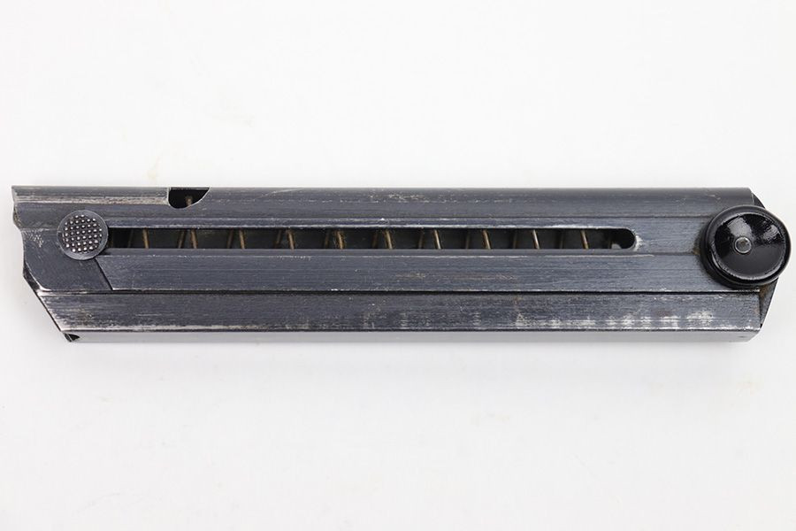Black Widow Luger Magazine - Chipped Base - 1