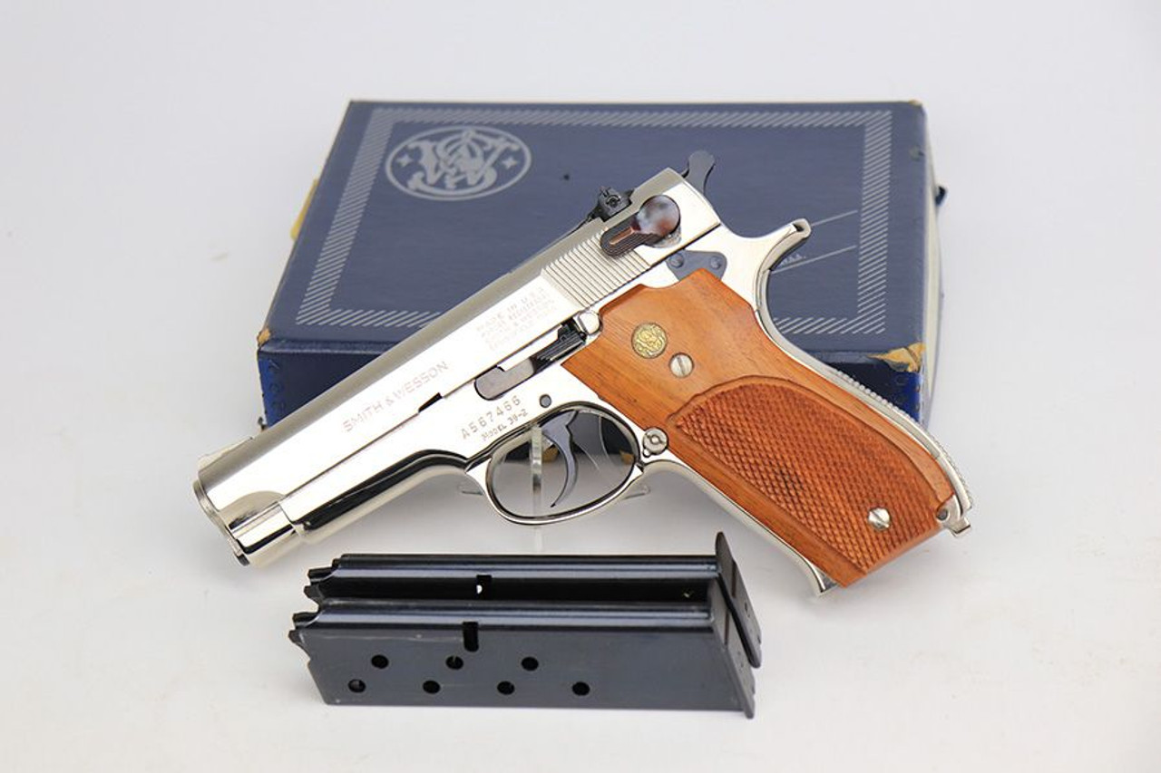ANIB Nickeled Smith & Wesson Model 39-2 - 1