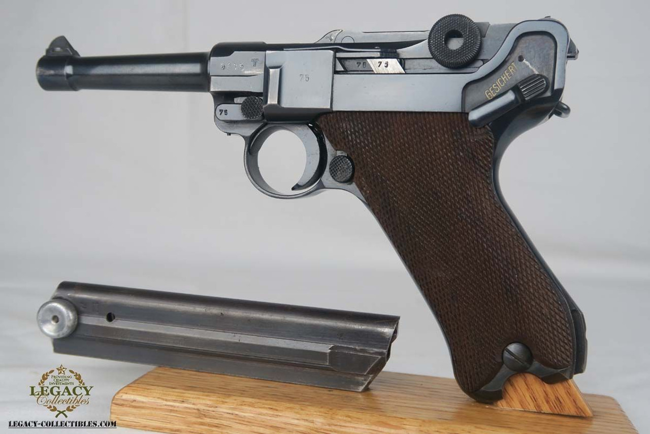 Nice 1940 Police Mauser Banner luger - Matching Magazine - 1