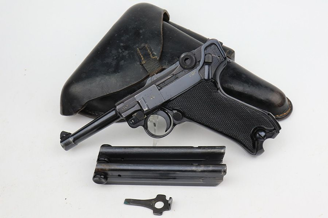 Excellent 1942 "Black Widow" Mauser Luger Rig - 1