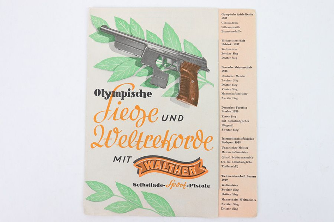 Walther Olympia Sales Brochure - 1