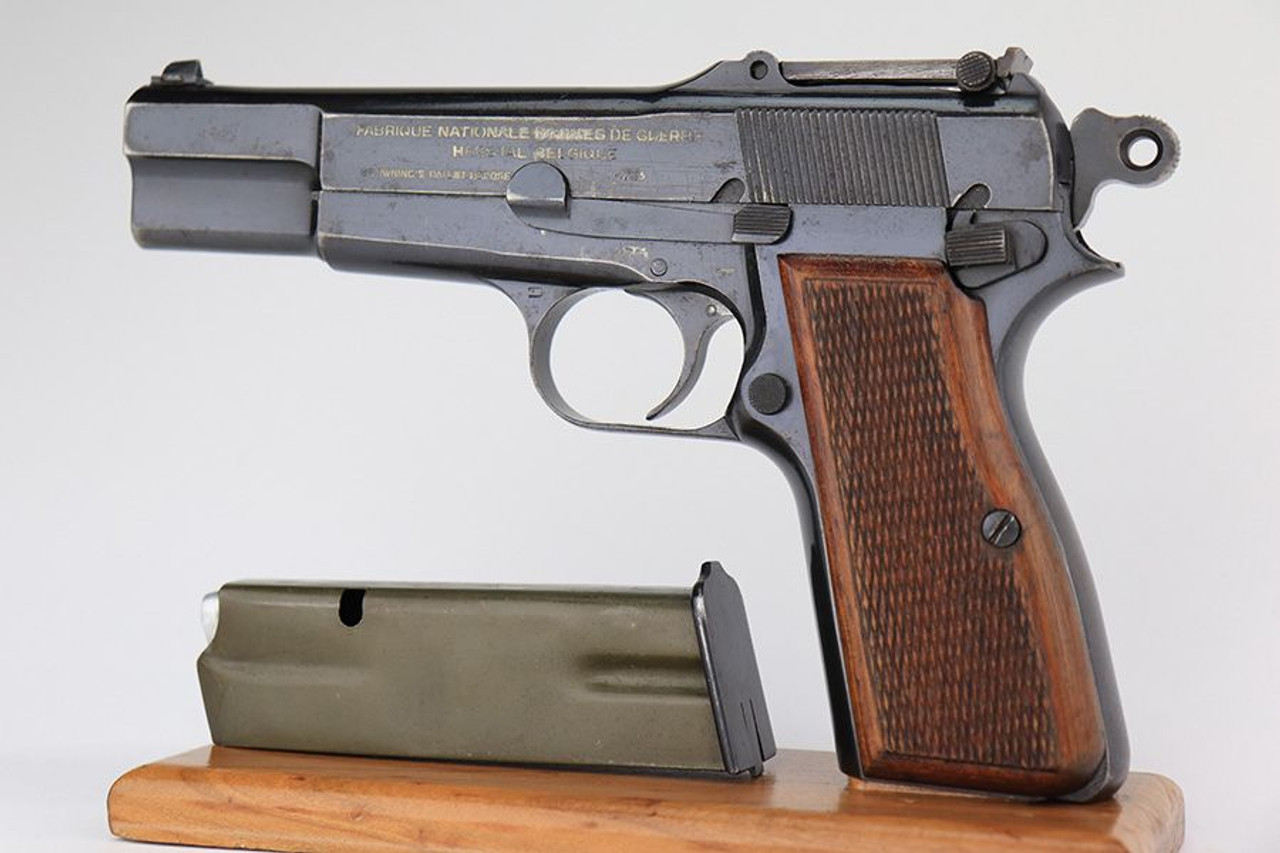 Scarce Nazi FN Browning High Power - Tangent Sight - 1