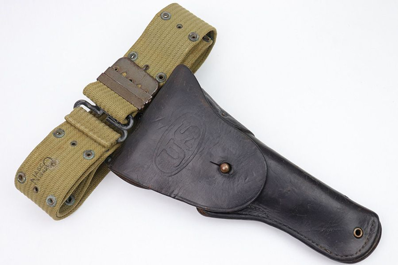 1942 Canvas Belt & BOYT Holster - 1