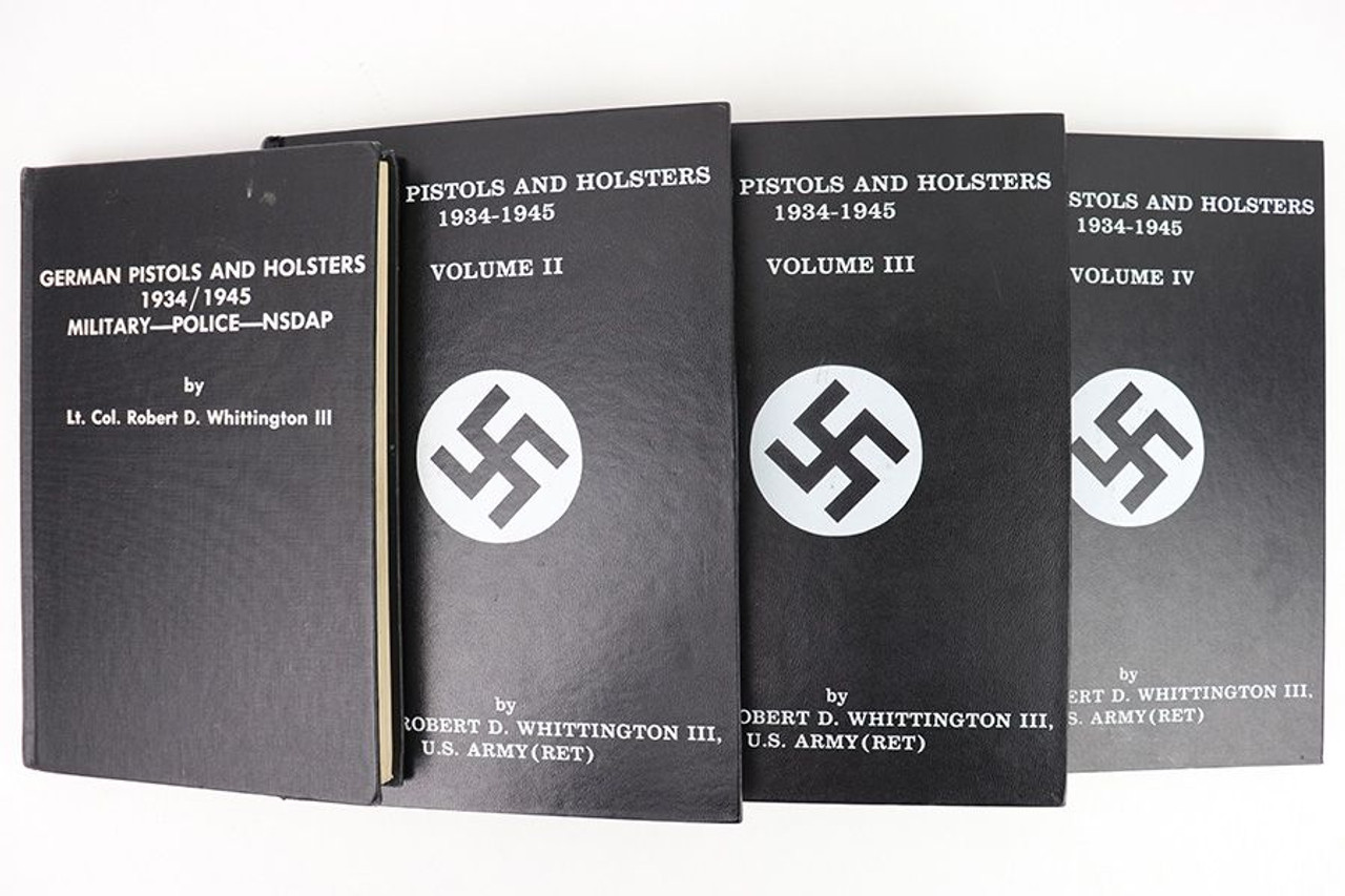 German Pistols And Holsters Vol 1-4 By Whittington - 1