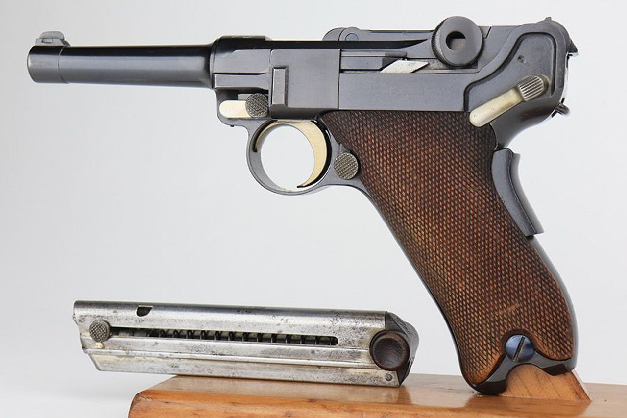 Rare 1902 American Eagle Fat Barrel Luger - 1
