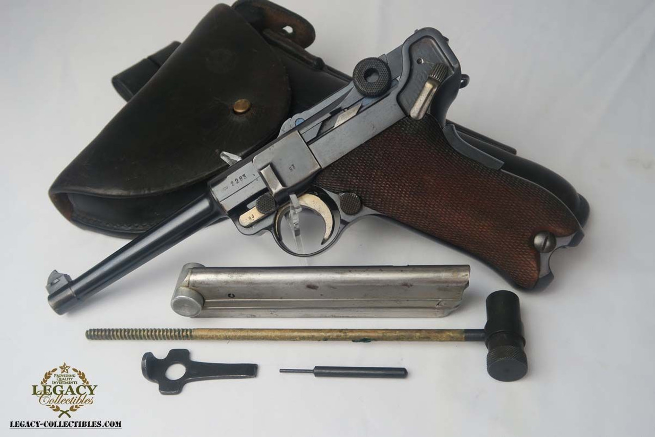 RARE 1935/06 Mauser Banner Portuguese Luger rig - 1