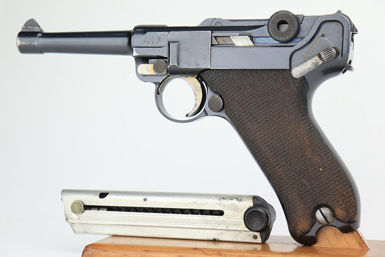 Rare, First Issue 1908 DWM Military Luger - Unit Marked - 1