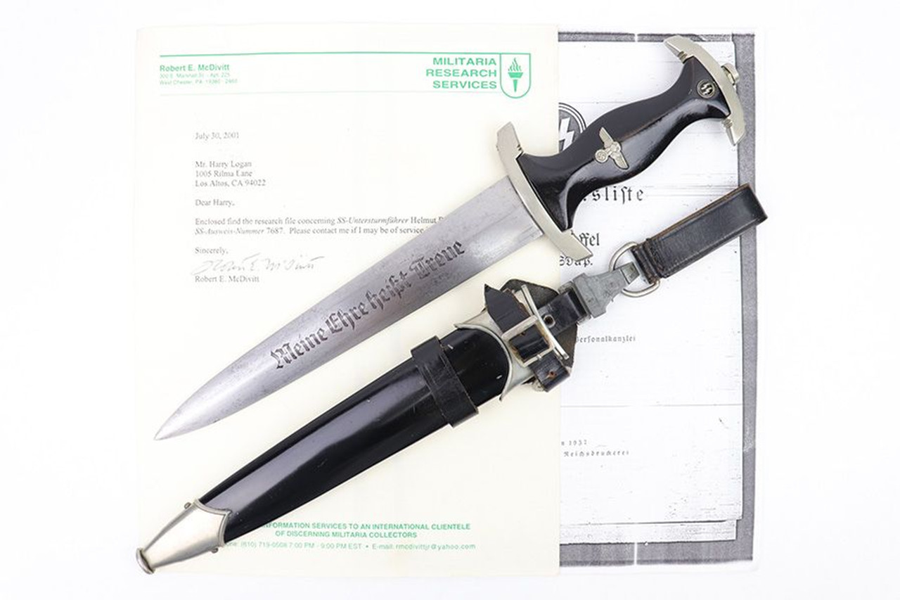 Numbered, Documented SS Dagger - 1