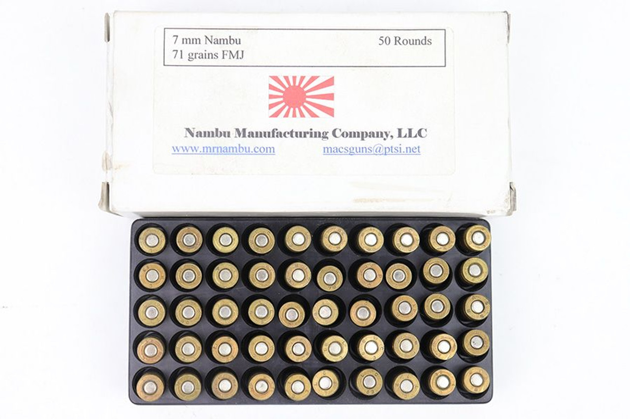 50 Rounds 7mm Baby Nambu Ammo - 1