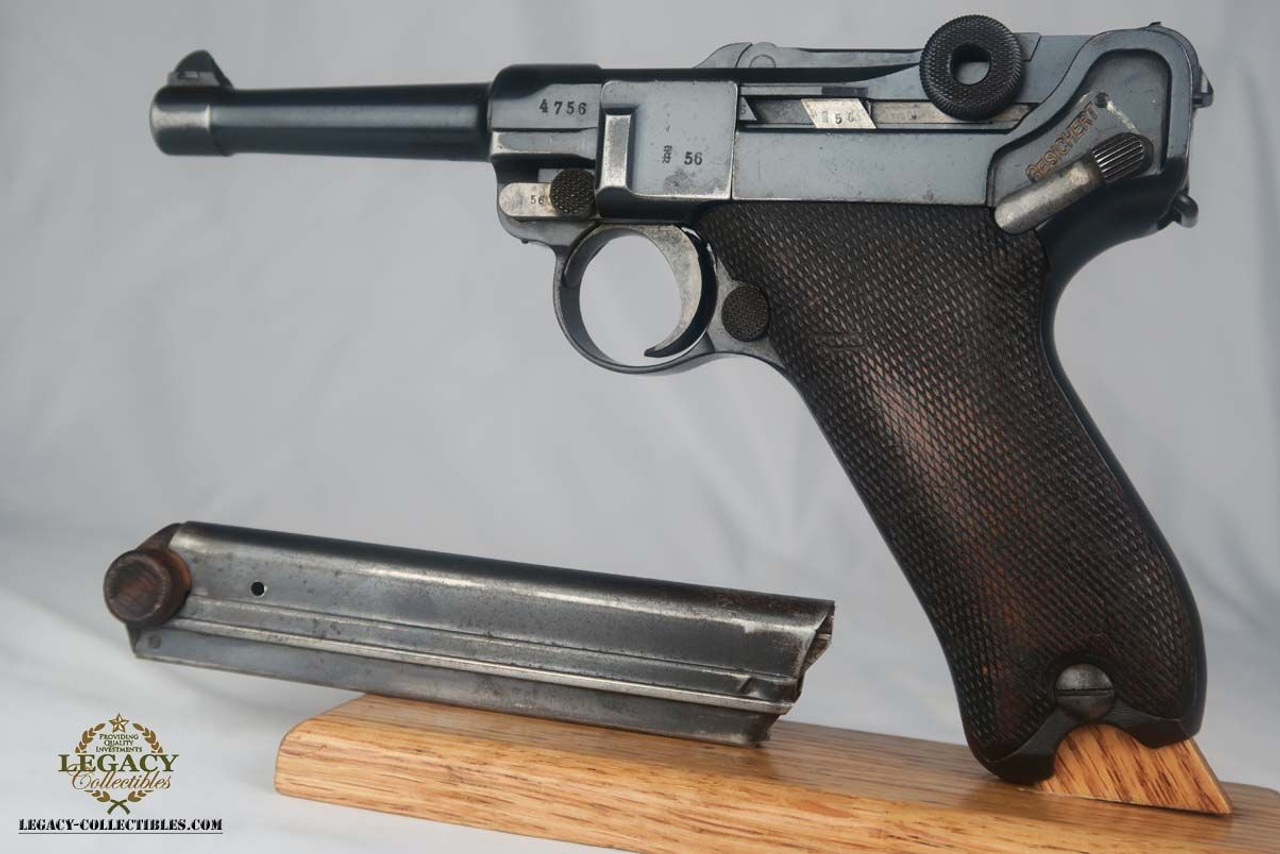 WW1 Double Date Erfurt Luger - 1