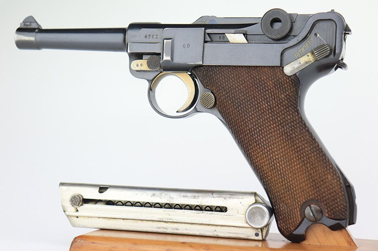 Rare, Minty 1937 Commercial Mauser Banner Luger - 1