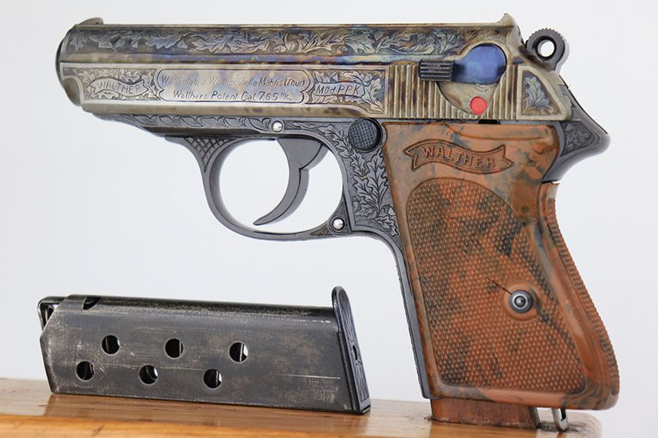 Engraved, Case-Hardened Walther PPK - 1