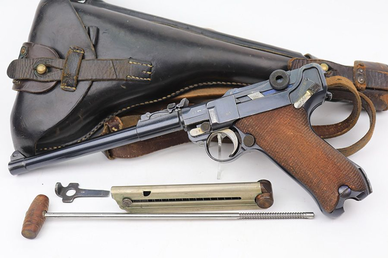Minty 1917 DWM Artillery Luger Rig - Matching Stock - 1