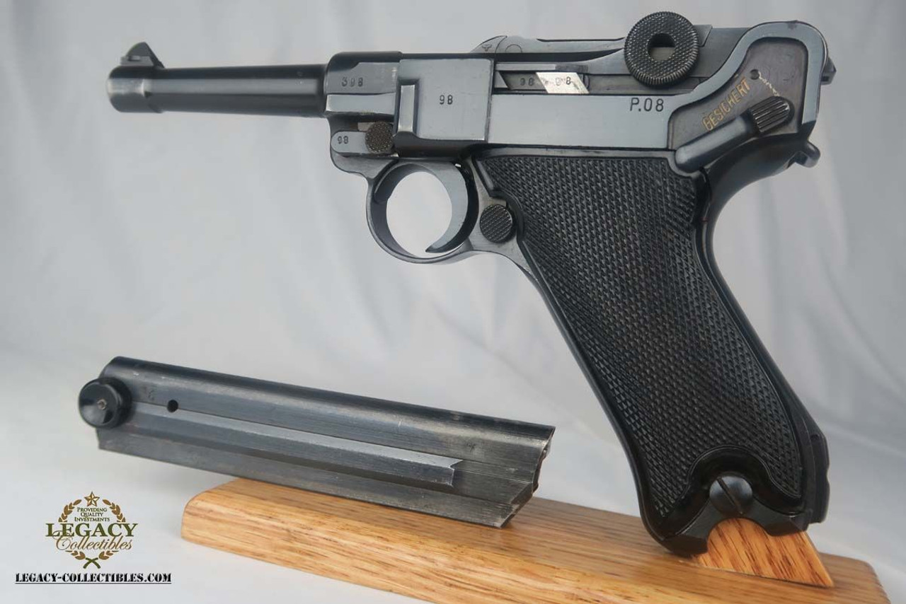 Beautiful Black Widow Mauser Luger - 1942 - 1