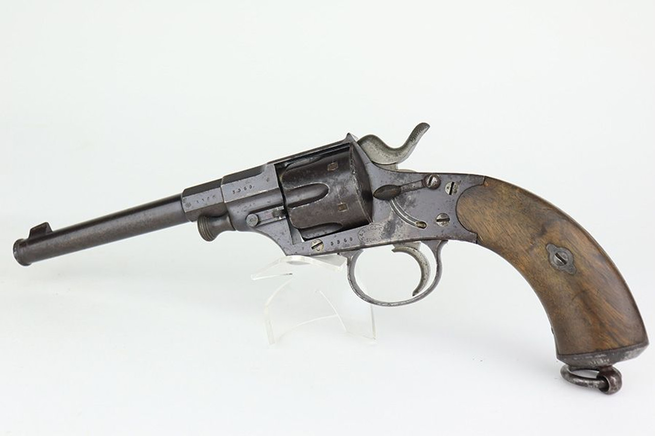 Scarce Erfurt Reichsrevolver M1879 - Unit Marked - 1