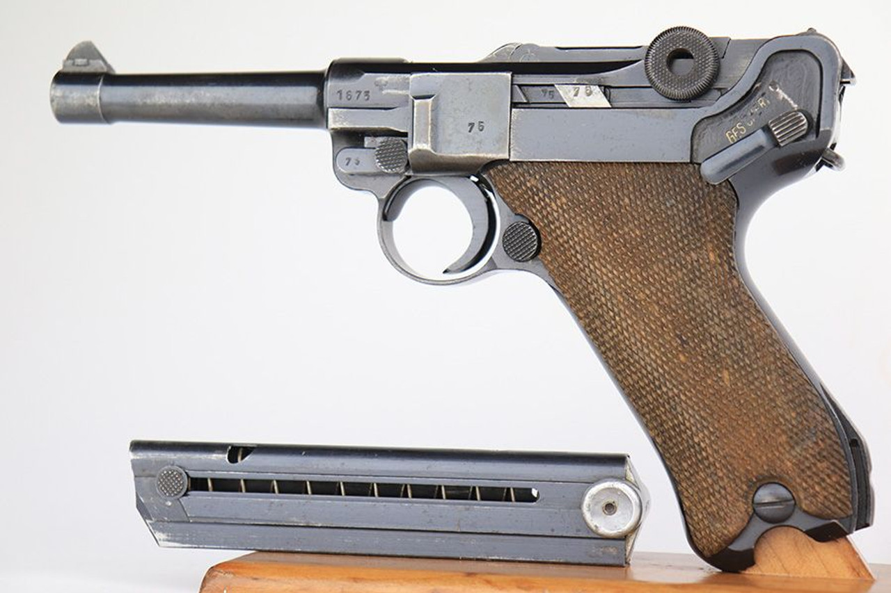 1941 Police Eagle/L Mauser Luger - Matching Magazine - 1