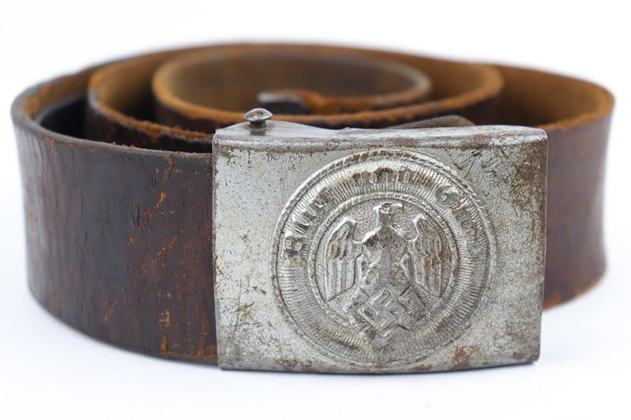 Hitler Youth Belt & Buckle - RZM - 1