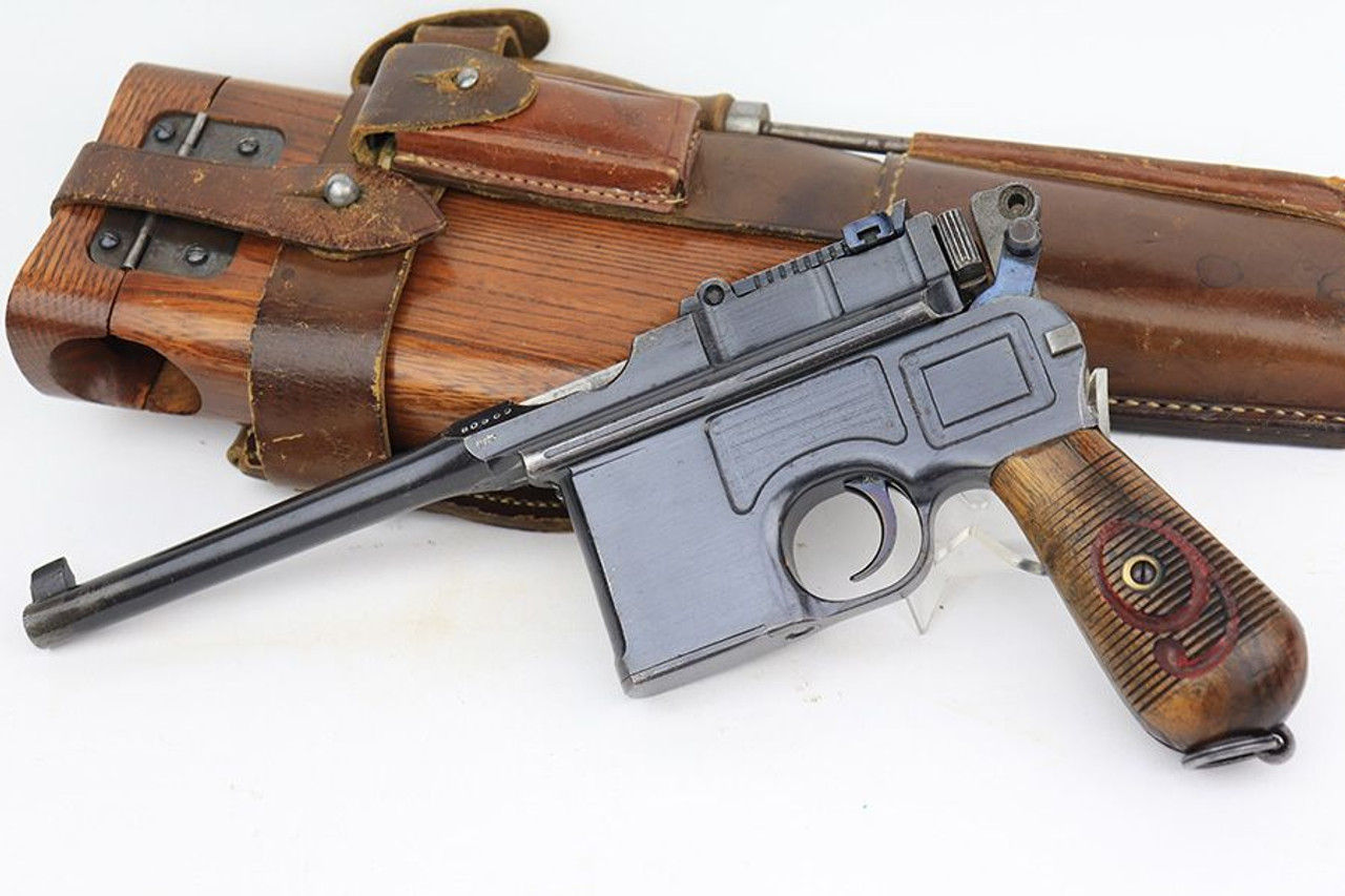 Excellent "Red 9" Mauser C96 Rig - Matching Stock - 1