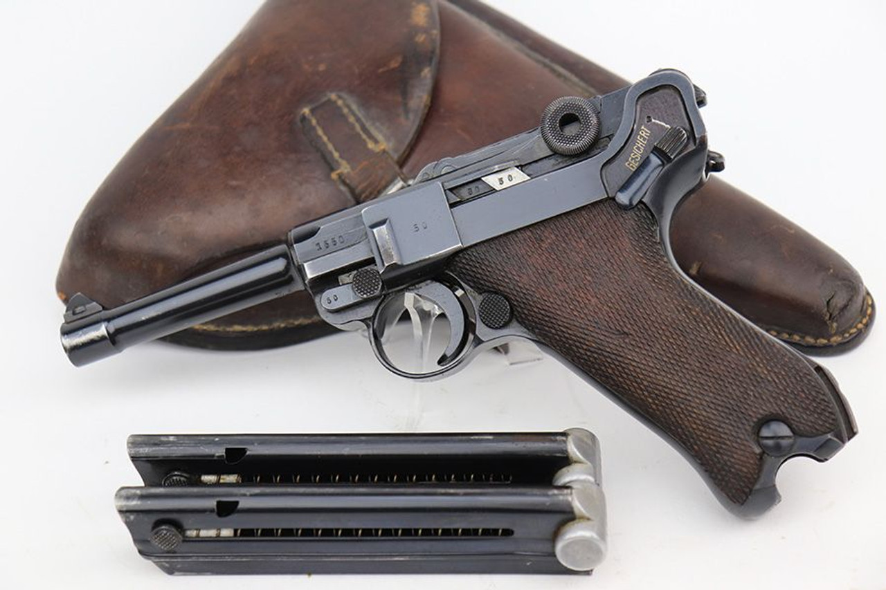 1938 Mauser Luger Rig - Two Matching Magazines - 1