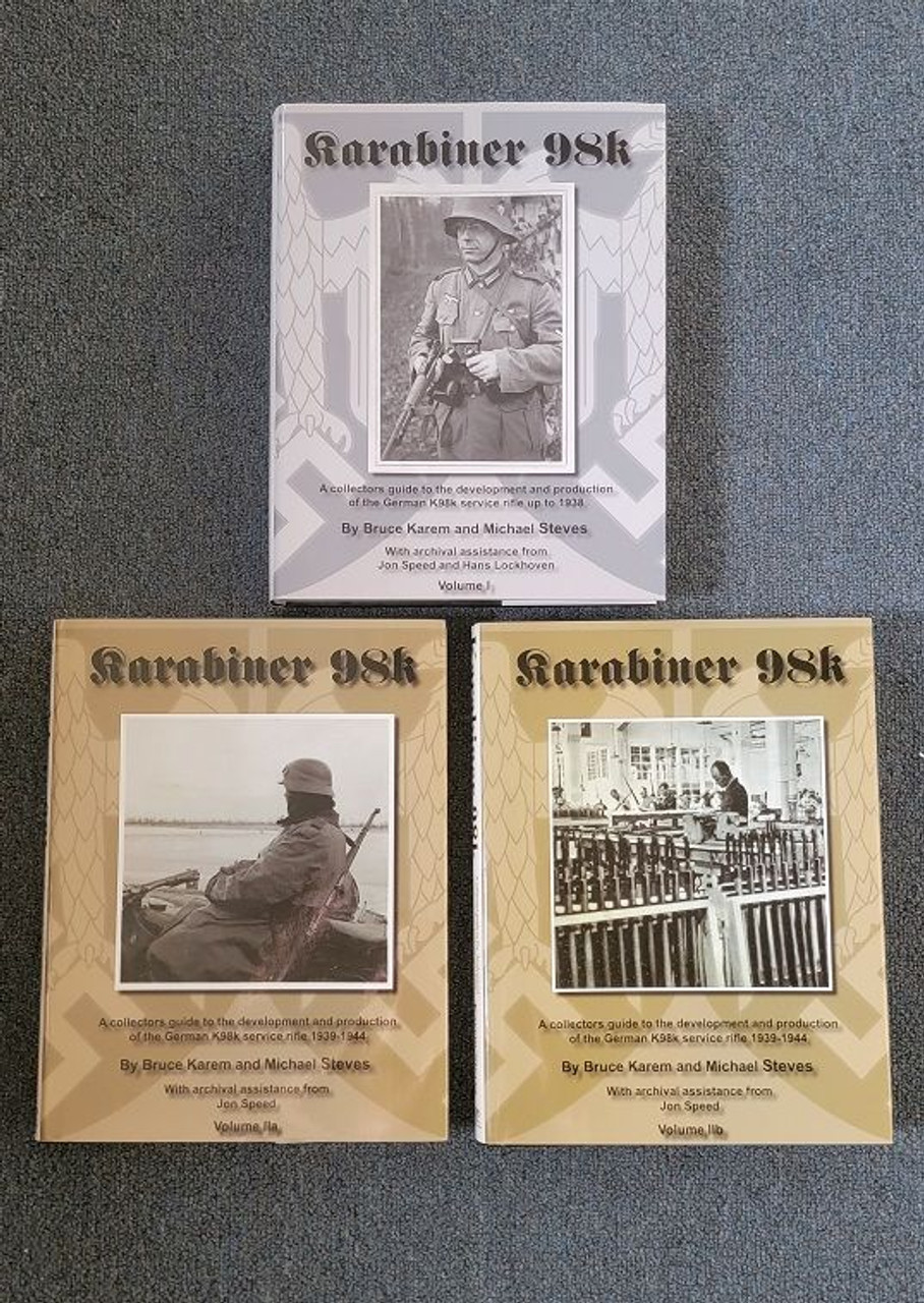 Signed & Numbered Karabiner 98k: 3 Volume Set by Karem & Steves - 1