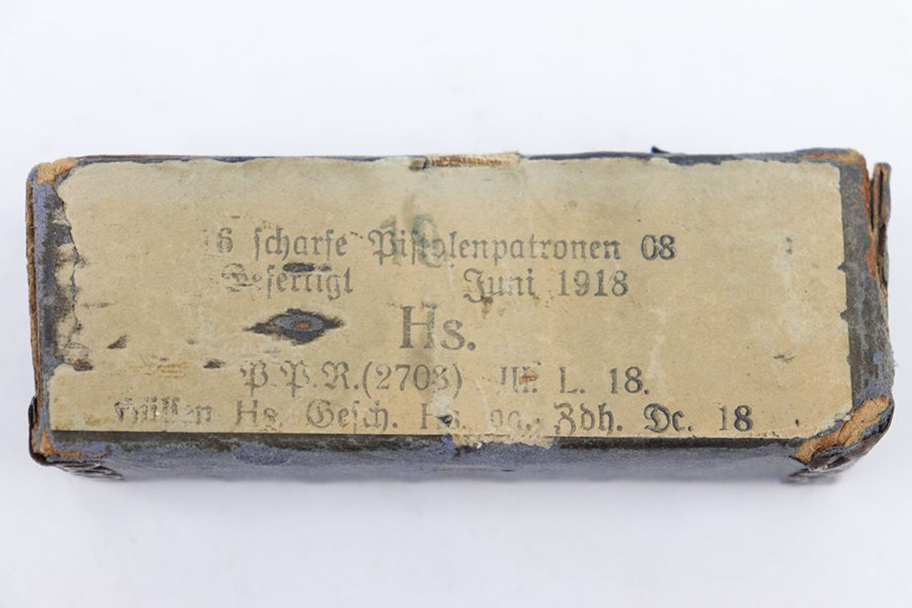 Unopened Box of WW1 9mm Ammunition - 1