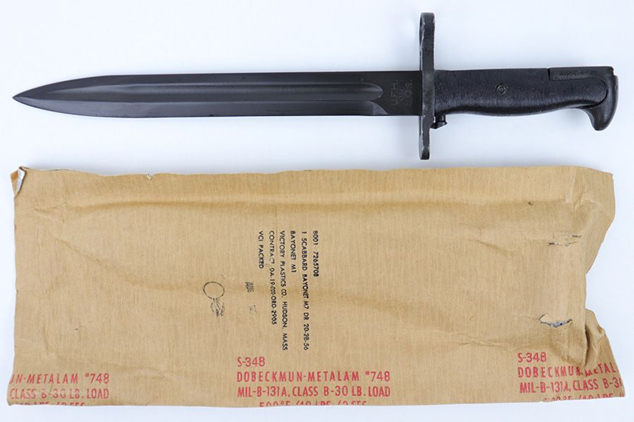 M1 Garand Bayonet with Wrapped Scabbard - UFH - 1