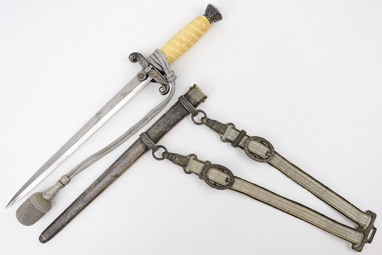 German Army Dagger with Portepee & Hanger - 1