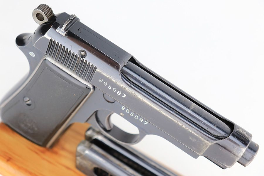 Beretta M1934 ミリタリーモデル ASGK刻印 Italian Beretta 34 Pistol Replica Cap Plug-Firing Gun by