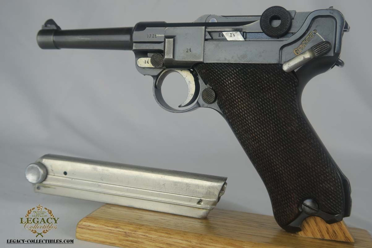 Rare K Date Mauser Luger - Matching Magazine - 1